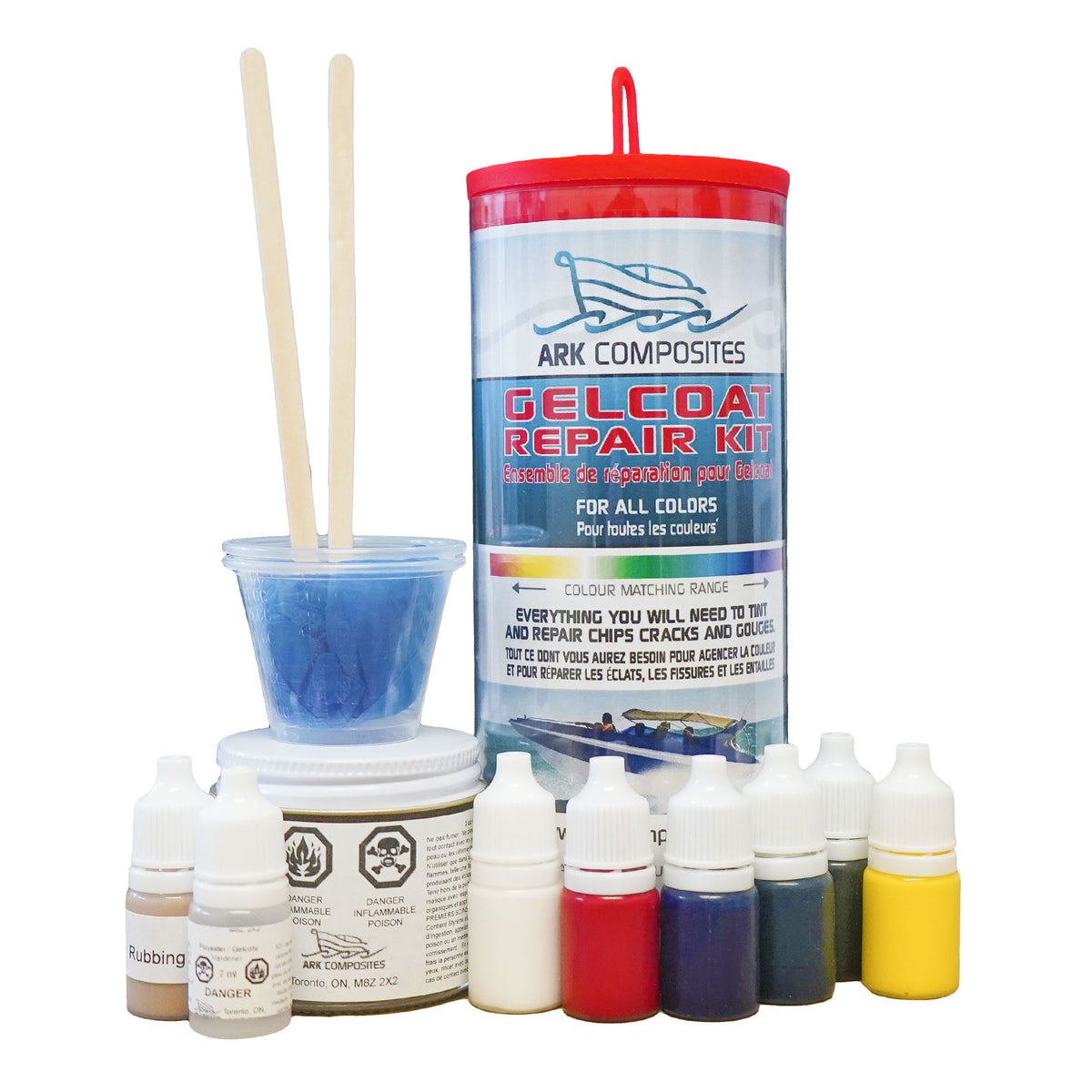 Gelcoat Colour Repair Kit – Ark Composites